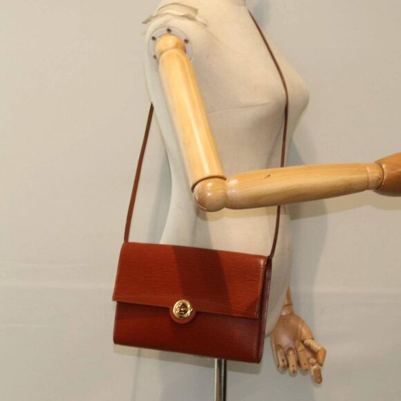 LOUIS VUITTON Epi Arsch Shoulder Bag 2Way Brown - Picture 1 of 16